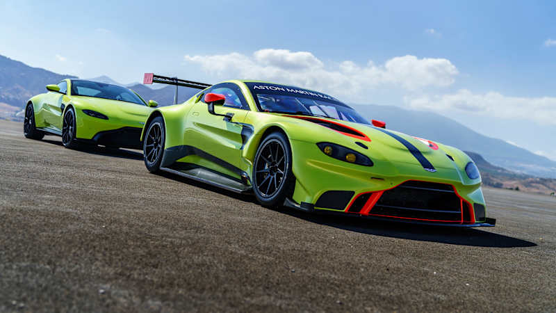 Aston Martin Vantage GTE race car revealed